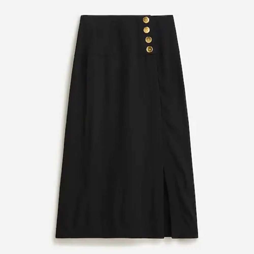 Side-slit crepe midi skirt-J Crew
Item BK727
